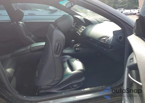 2006 BMW 650I из США, поврежденный, VIN WBAEH13436CR49646